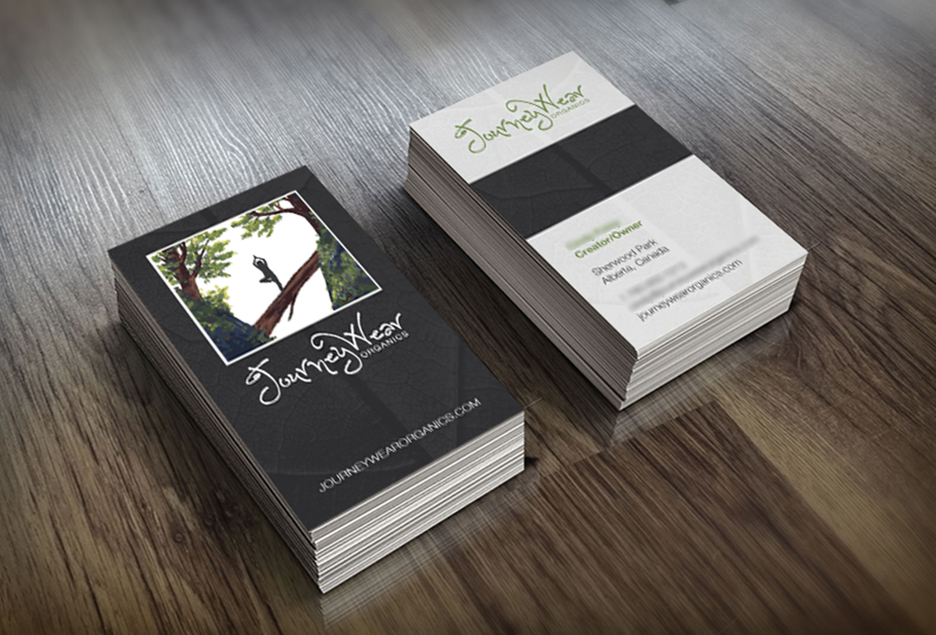 JourneyWear Organics Business Cards